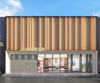 Modern Facade Element-ID:162144903