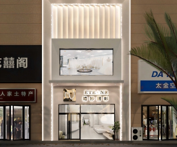 Modern Facade Element-ID:916738997