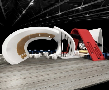 Modern Exhibition Hall-ID:858016014