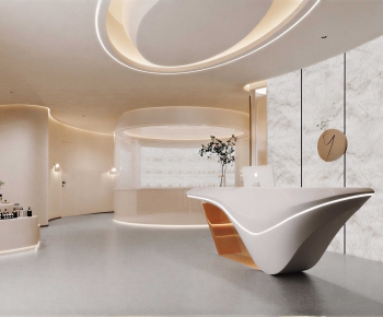 Modern Office Reception Desk-ID:308403978