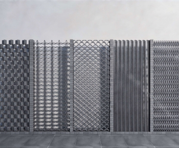 Modern Metal Screen Partition-ID:532644997