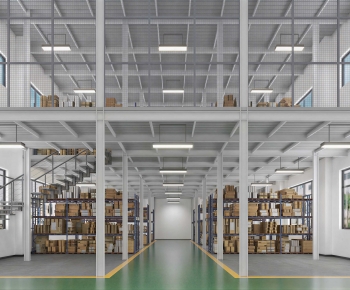 Modern Factory Floor/warehouse-ID:598797088
