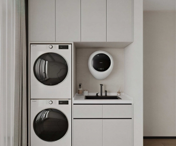 Modern Laundry Cabinet-ID:101718973