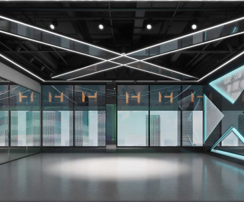 Modern Office Reception Desk-ID:848298073