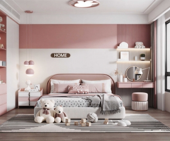 Modern Girl's Room Daughter's Room-ID:218857053