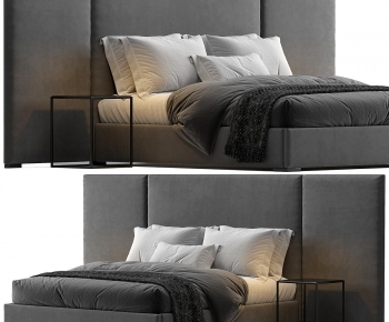 Modern Double Bed-ID:336894994