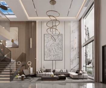 Modern A Living Room-ID:483124977