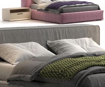Modern Double Bed-ID:304263116