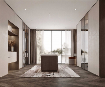 Modern Clothes Storage Area-ID:388696914