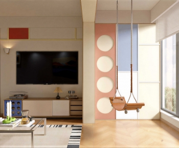 Modern A Living Room-ID:889292002