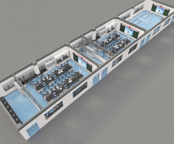 Modern School Classrooms-ID:795058014