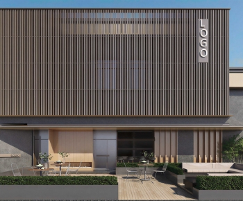 Modern Facade Element-ID:443589714