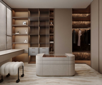 Modern Clothes Storage Area-ID:761194948
