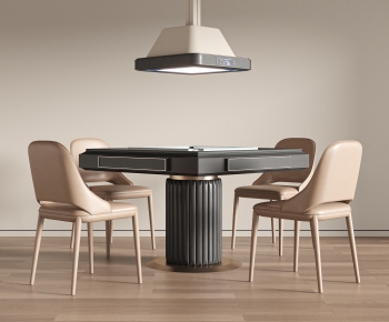 Modern Mahjong Tables And Chairs-ID:142942919