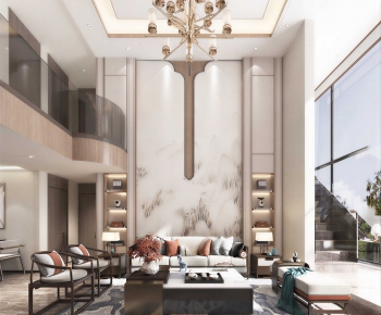 Modern A Living Room-ID:976614001