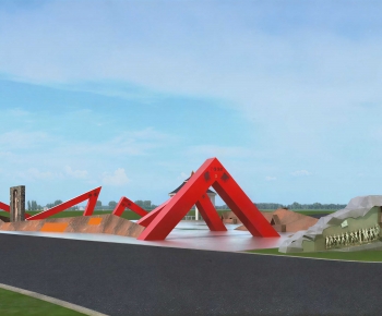 Modern Sculpture Sketch-ID:616676091