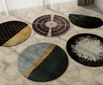 Modern Circular Carpet-ID:871454005