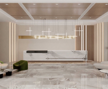 Modern Office Reception Desk-ID:336452961