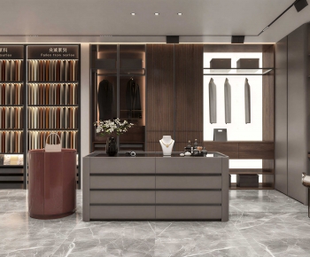 Modern Clothes Storage Area-ID:483082067