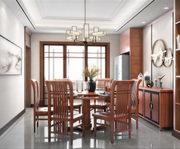 Chinese Style Dining Room-ID:159384013