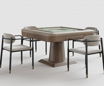 Modern Mahjong Tables And Chairs-ID:267935044
