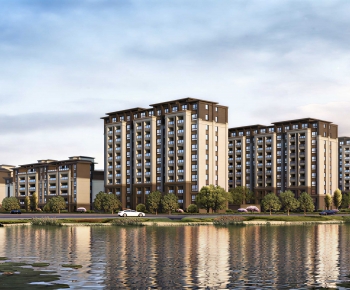 Modern Building Appearance-ID:126068122