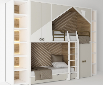 Modern Bunk Bed-ID:661303047