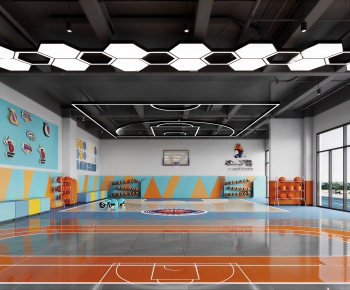 Modern Basketball Arena-ID:396725897