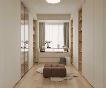 Modern Clothes Storage Area-ID:911665929