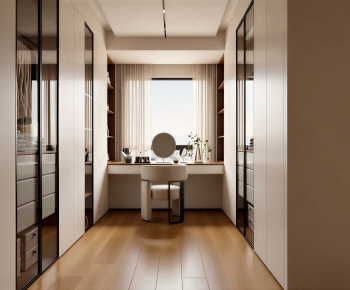 Modern Clothes Storage Area-ID:158655888