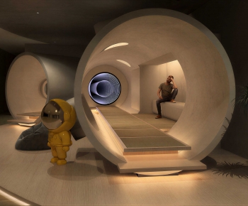 Modern Exhibition Hall-ID:833616973