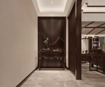 New Chinese Style Hallway-ID:532305968