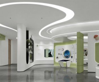 Modern Exhibition Hall-ID:825243952