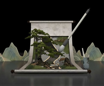 New Chinese Style Meichen-ID:350548031