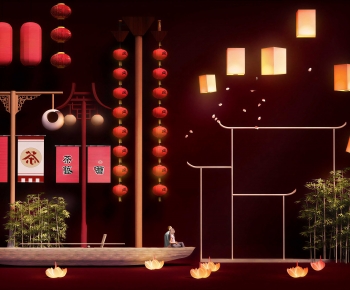 New Chinese Style Meichen-ID:725727087