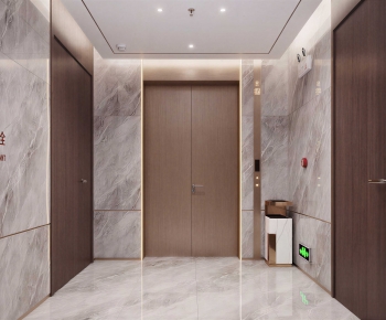 Modern Office Elevator Hall-ID:561634066