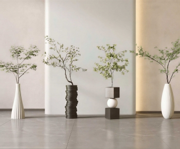 Modern Ground Green Plant Potted Plants-ID:942089086