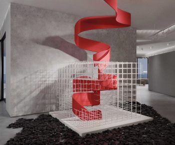 Modern Exhibition Hall-ID:757095105