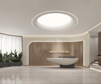 Modern Office Reception Desk-ID:878974916