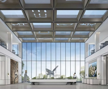 Modern Office Reception Desk-ID:260268936