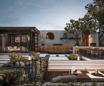 Modern Courtyard/landscape-ID:168555022