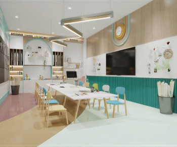 Modern Children's Kindergarten-ID:393682963
