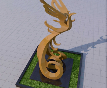 Modern Sculpture Sketch-ID:911909106