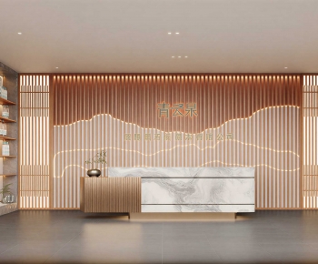 Modern Office Reception Desk-ID:179902087