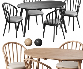 Modern Dining Table And Chairs-ID:224617005