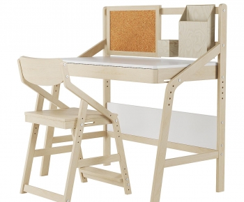Modern Computer Desk And Chair-ID:617837912