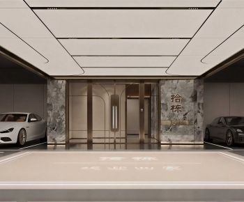 Modern Underground Garage-ID:960788973