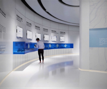 Modern Exhibition Hall-ID:218745952
