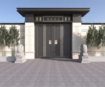 New Chinese Style Gate-ID:851509094