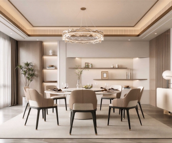 Modern Dining Room-ID:855421075
